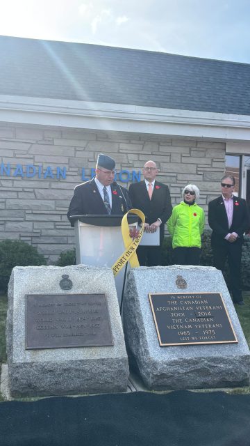 🎖️ Congratulations to the Royal Canadian Legion Branch 255! 🇨🇦
We’re so proud to celebrate the unveiling of the new Veterans Commemorative Sidewalk right here in Olde Riverside! This incredible addition honours those who have served and continues to strengthen the connection between our community and its veterans.
Today’s ceremony also marked the launch of the City of Windsor’s 2025 Remembrance Day Program, the 4th year of the Veterans Banners Project, and a very special “first walk” across the new sidewalk.
A huge congratulations and thank you to Legion Branch 255, @citywindsoron and everyone involved in bringing this meaningful project to life.